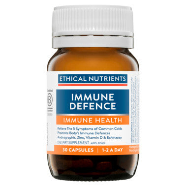 Ethical Nutrients Immune Defence 30/60 Capsules