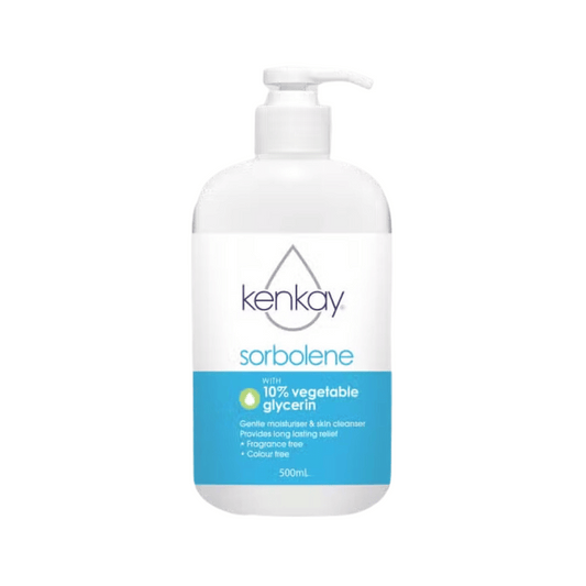 Kenkay Sorbolene With 10% Vegetable Glycerin Pump 500ml