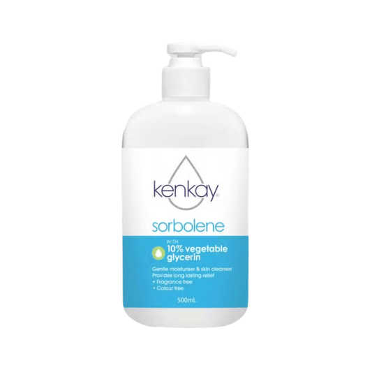 Kenkay Sorbolene With 10% Vegetable Glycerin Pump 500ml