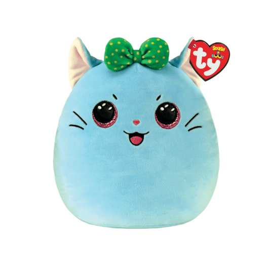 Ty Squishy Beanies Blue Cat Kirra