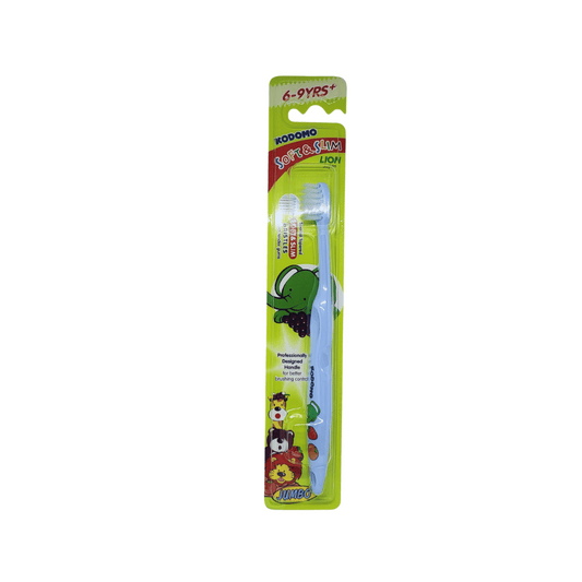 Kodomo Kids Soft & Slim Toothbrush Elephant 6-9+ Years