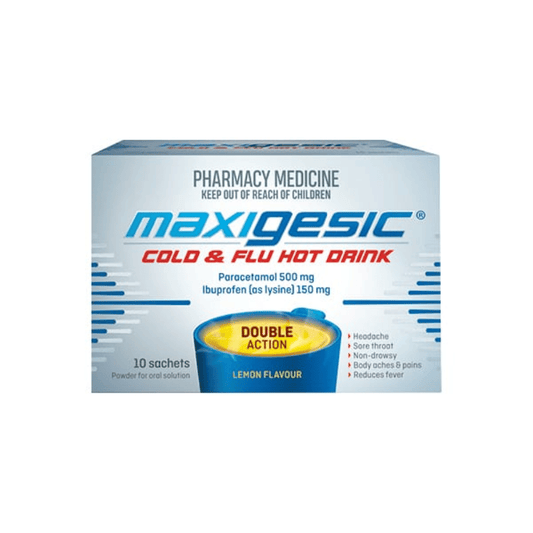 Maxigesic Cold & Flu Hot Drink **EXPIRY 3/26**