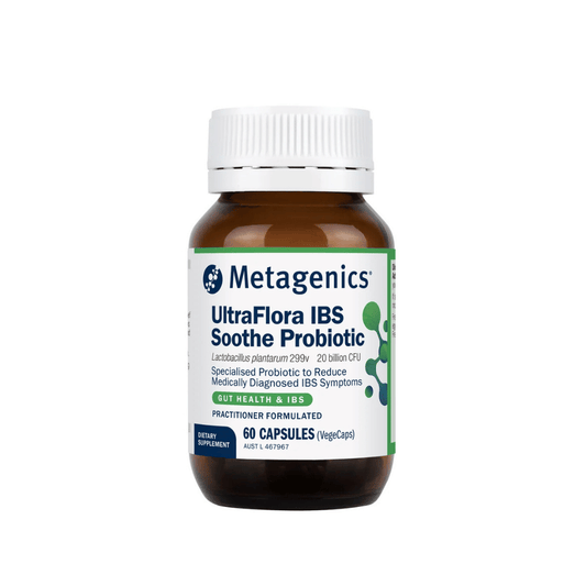 Metagenics Ultra Flora UltraFlora IBS Soothe Probiotic 60 Capsules