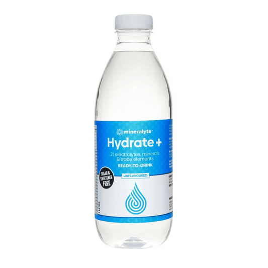 Mineralyte Hydrate + Ready-To-Drink Solution Unflavoured 500mL/1L