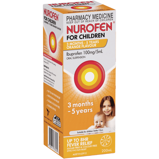 Nurofen For Children 3 months - 5 Years Orange 200mL