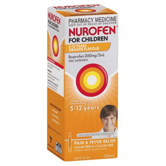 Nurofen For Children Suspension 5-12 Years Orange 200ml