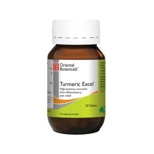 Oriental Botanicals Turmeric Excel 30/60 Tablets