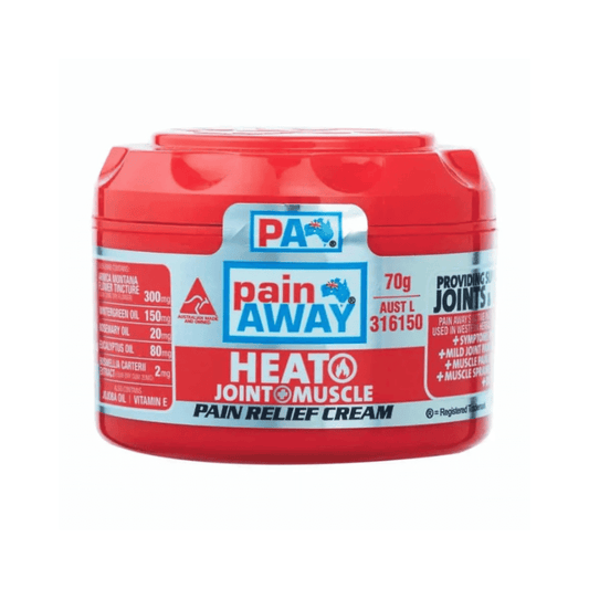 Pain Away Heat Joint & Muscle Pain Relief Cream 70g **EXPIRY 12/25**