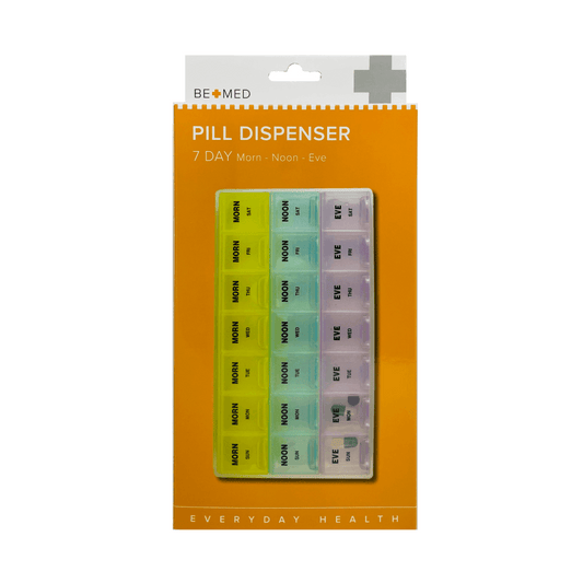 BeMed Pill Dispenser 7 Day Morn-Noon-Eve
