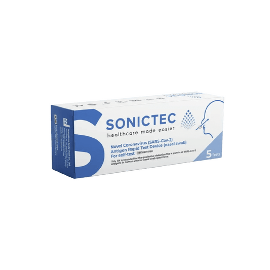 Sonictec COVID 19 Rapid Antigen Self-Test 5 Pack