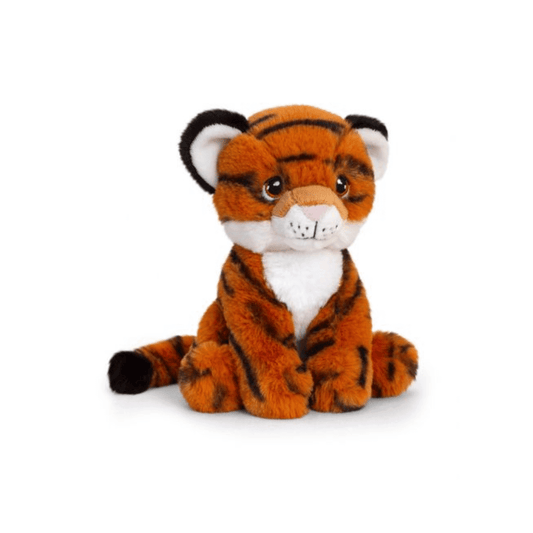 Plush Tiger Gold & Black 18cm