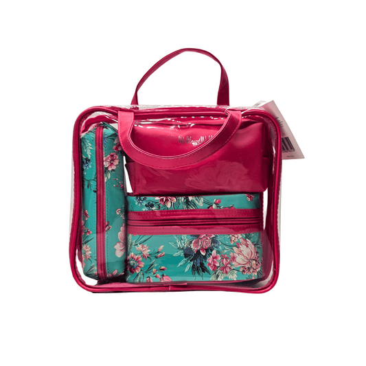 Wattle & Willow 4pc Cosmetic Bag Set