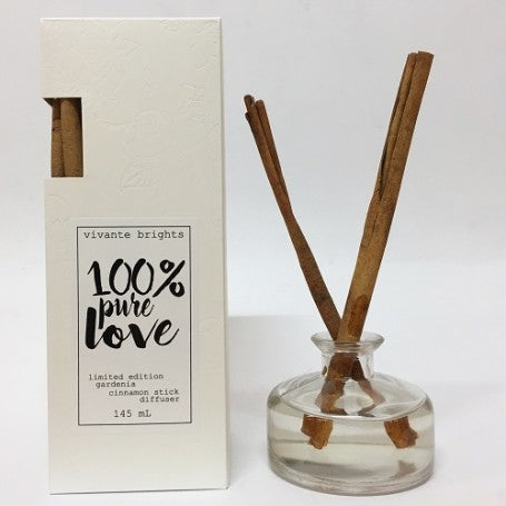 100% Pure Love Cinnamon Stick Diffuser - 145Ml | Pastel Pines