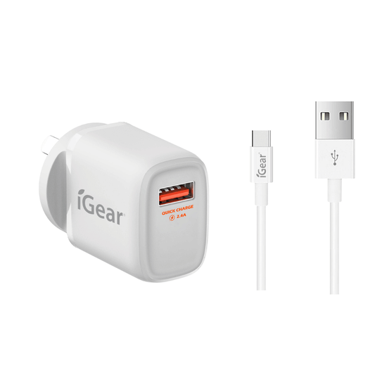 I Gear Power Charger & Cable
