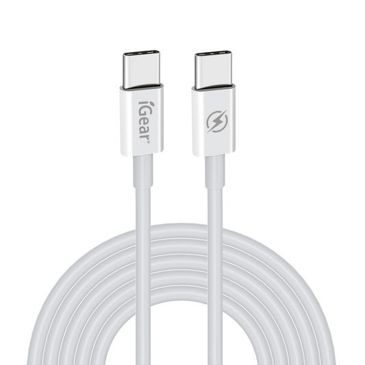 I Gear Charge & Sync USB C 60W 3m White