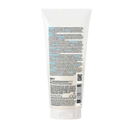 La Roche Posay Effaclar H Iso-Biome Wash 200ml back view showing product details and ingredients.