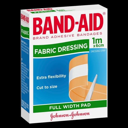 Band-Aid Fabric Dressing 1m x 6cm