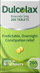 Dulcolax 5Mg 200 Tablets