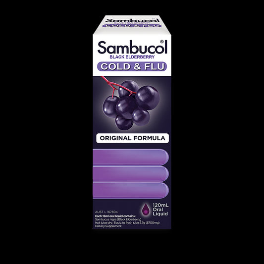 Sambucol Cold & Flu Syrup 120ml