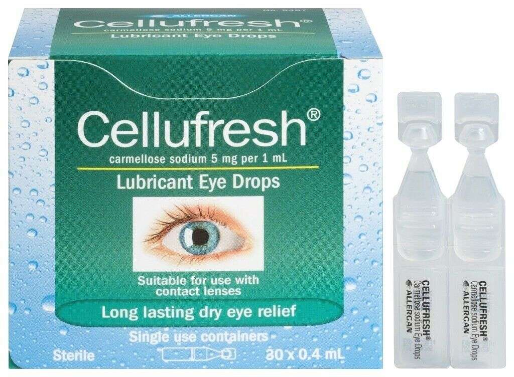 Cellufresh Lubricant Eye Drops 0.4 ml x 30 Vials | Specialist Clinic ...