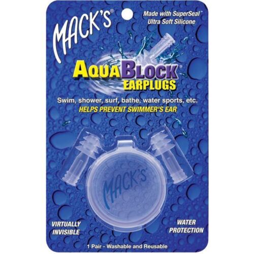 Mack's Aqua Block Ear Plugs 1 Pair