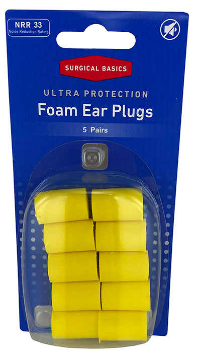 Surgical Basics Ultra Protection Foam Ear Plugs 5 Pairs