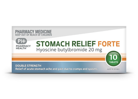 Pharmacy Health Stomach Relief Forte 20 Mg 10 Tablets