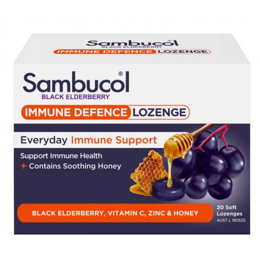 Sambucol Black Berry Immune Defence Lozenges 20 pack