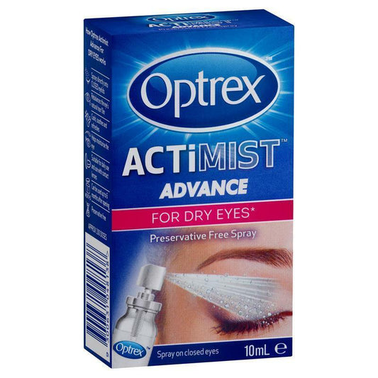 Optrex Advance Actimist Preservative-Free Dry Eye Spray 10ml