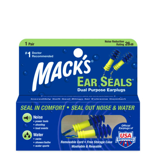 Mack's Ear Seals Dual Purpose Ear Plugs 1 Pair