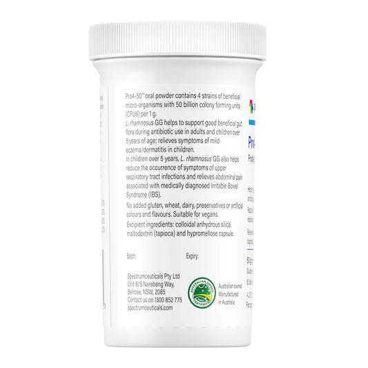 SPECTRUMCEUTICALS PRO4-50 ORAL POWDER 50G