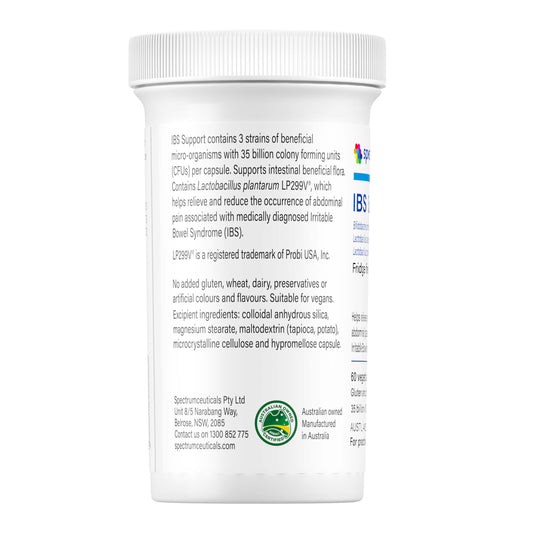 SPECTRUMCEUTICALS IBS SUPPORT F/FREE 60C