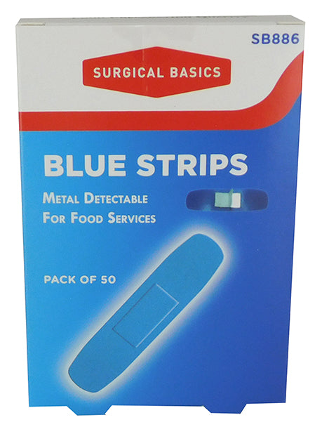 Surgical Basics Blue Strips 50 Pack