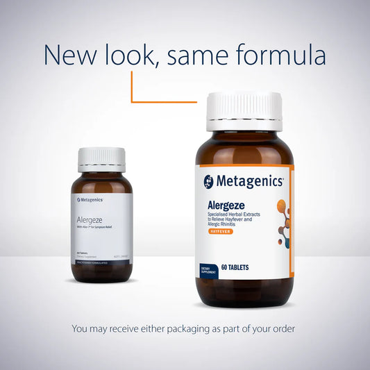 Metagenics Alergeze 60 Tablets