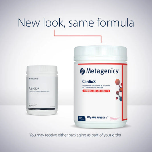 Metagenics Cardiox Banana Berry Flavour 400 g Oral Powder