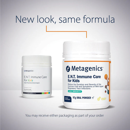 Metagenics E.N.T. Immune Care for Kids Powder Pineapple Flavour 97 g