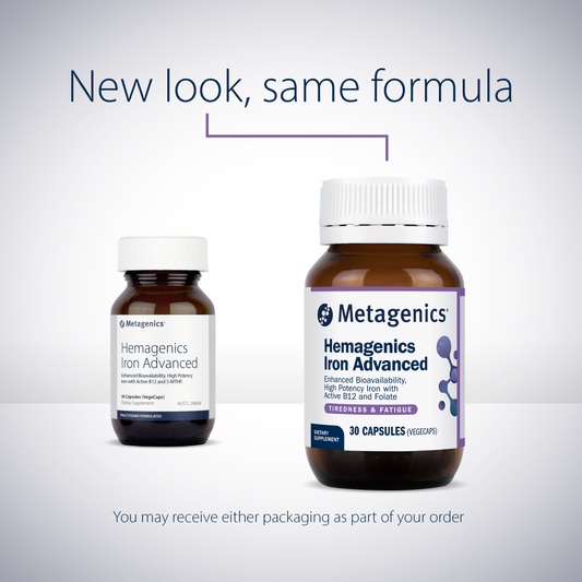 Metagenics Hemagenics Iron Advanced 30 Capsules