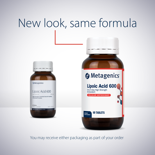 Metagenics Lipoic Acid 600mg 60 Tablets