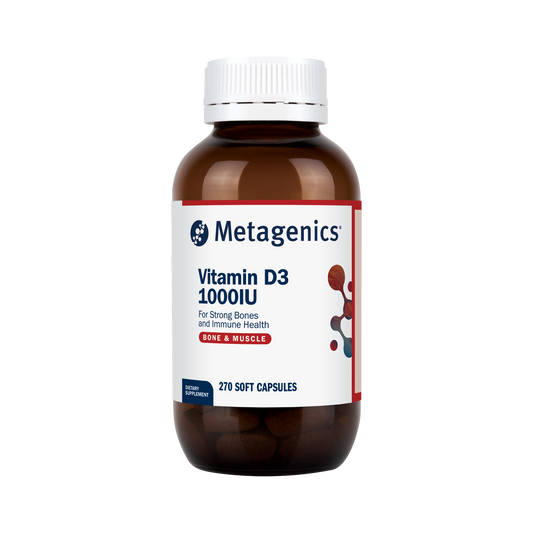 Metagenics Vitamin D3 1000IU 270 Capsules