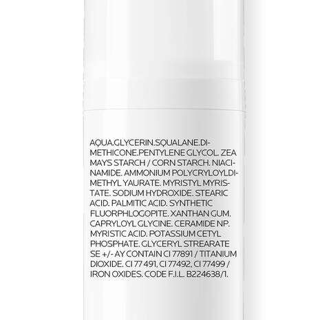 La Roche Posay Toleriane Rosaliac AR Moisturiser for Anti-Redness 40ml ingredients list on bottle