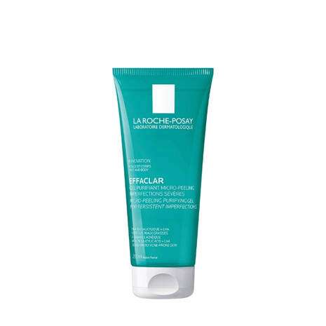 La Roche Posay Effaclar Micro-Peeling Purifying Gel Cleanser 200ml cleanser for acne-prone skin with purifying benefits.