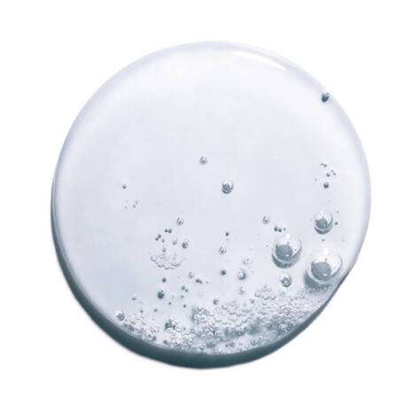 La Roche Posay Effaclar Micro-Peeling Purifying Gel Cleanser 200ml texture with bubbles and a clear gel appearance.