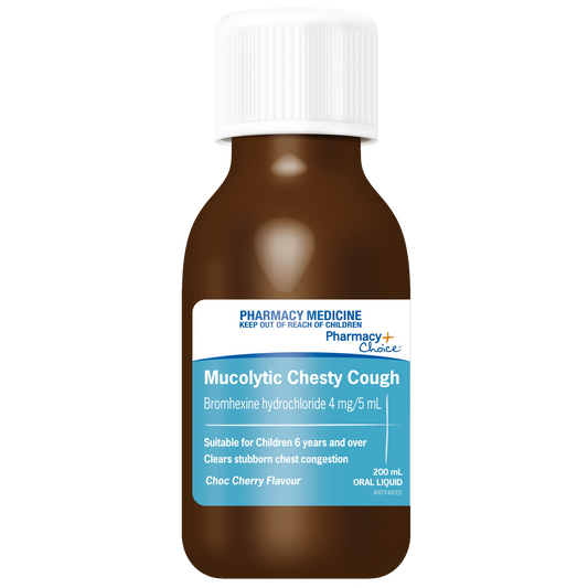 Pharmacy Choice Mucolytic Chesty Cough 200mL **EXPIRY 11/26**