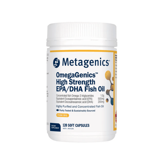 Metagenics OmegaGenics High Strength EPA/DHA Fish Oil 120/240 Capsules