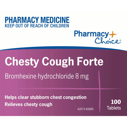 Pharmacy Choice Chesty Cough Forte 50/100 Tablets **EXPIRY 2/26**