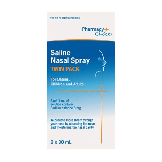 Pharmacy Choice Saline Nasal Spray Twin Pack **EXPIRY 11/25**