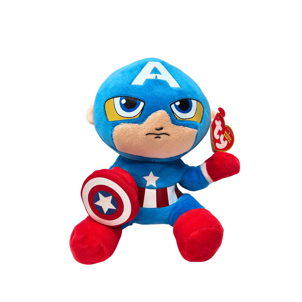 Captain america ty beanie hot sale baby