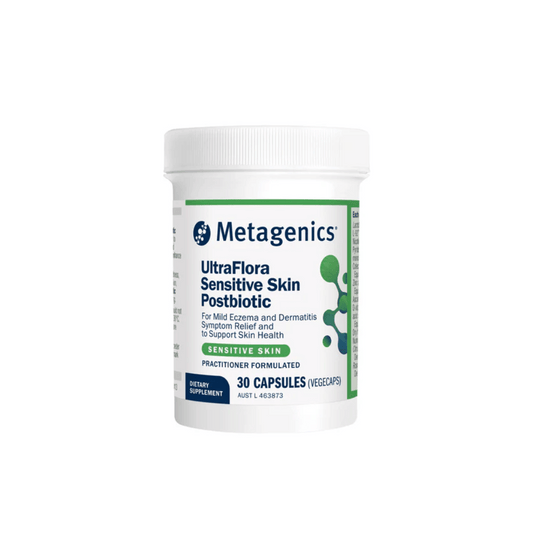Ultra Flora Sensitive Skin Postbiotic 30 Capsules