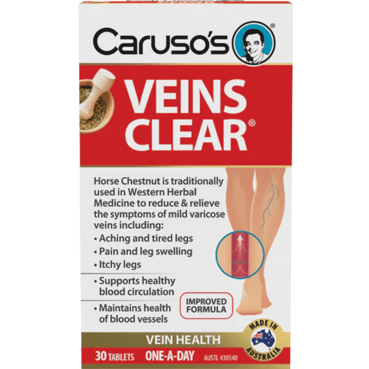 Caruso's Veins Clear 30 Tablets