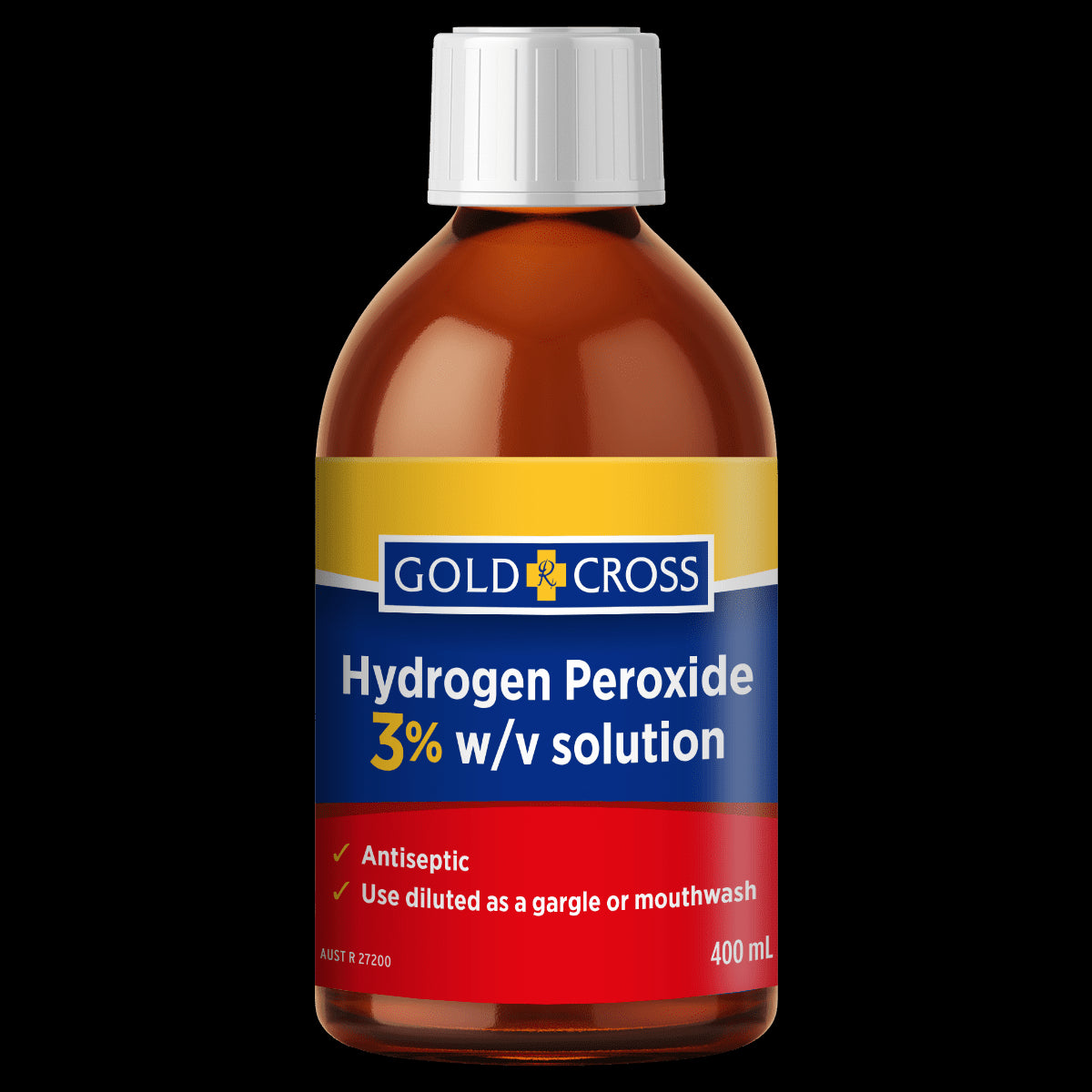 Gold Cross Hydrogen Peroxide 3 W V Solution 100ml Specialist Clinic Pharmacy